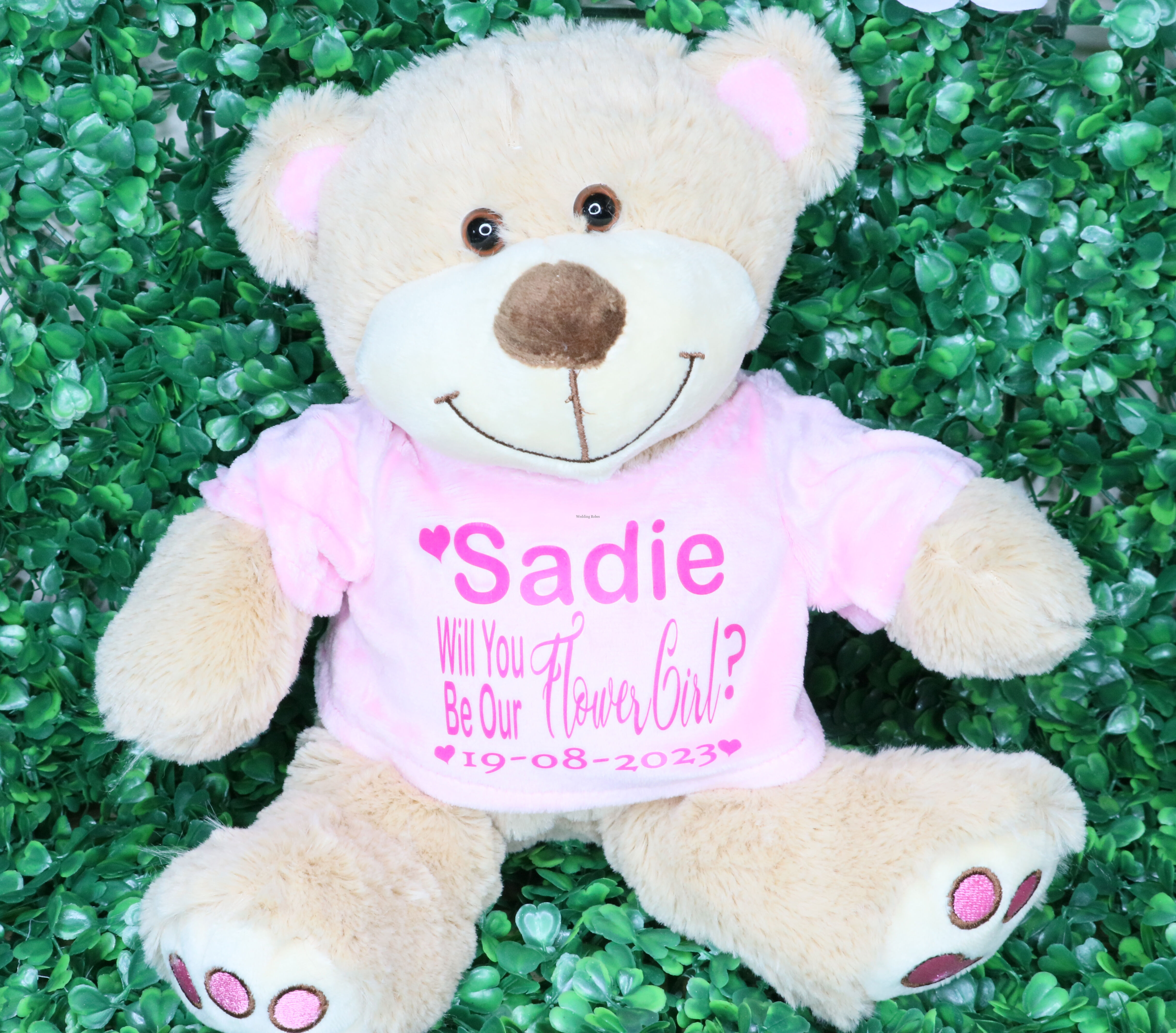 Flower girl hotsell proposal teddy